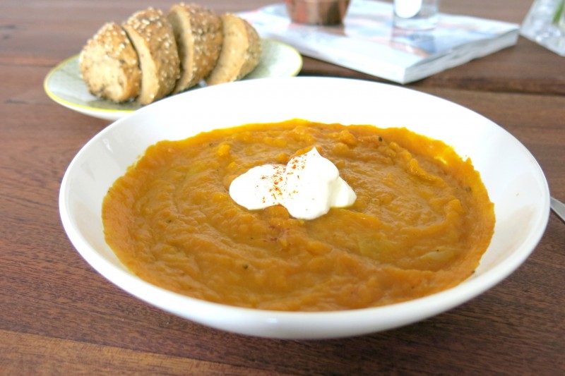 spiced squash soup
