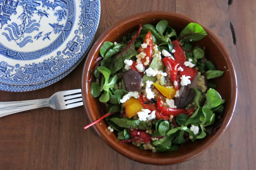 Recipe Warm Roasted Vegetable and Goats Cheese Salad Recipe