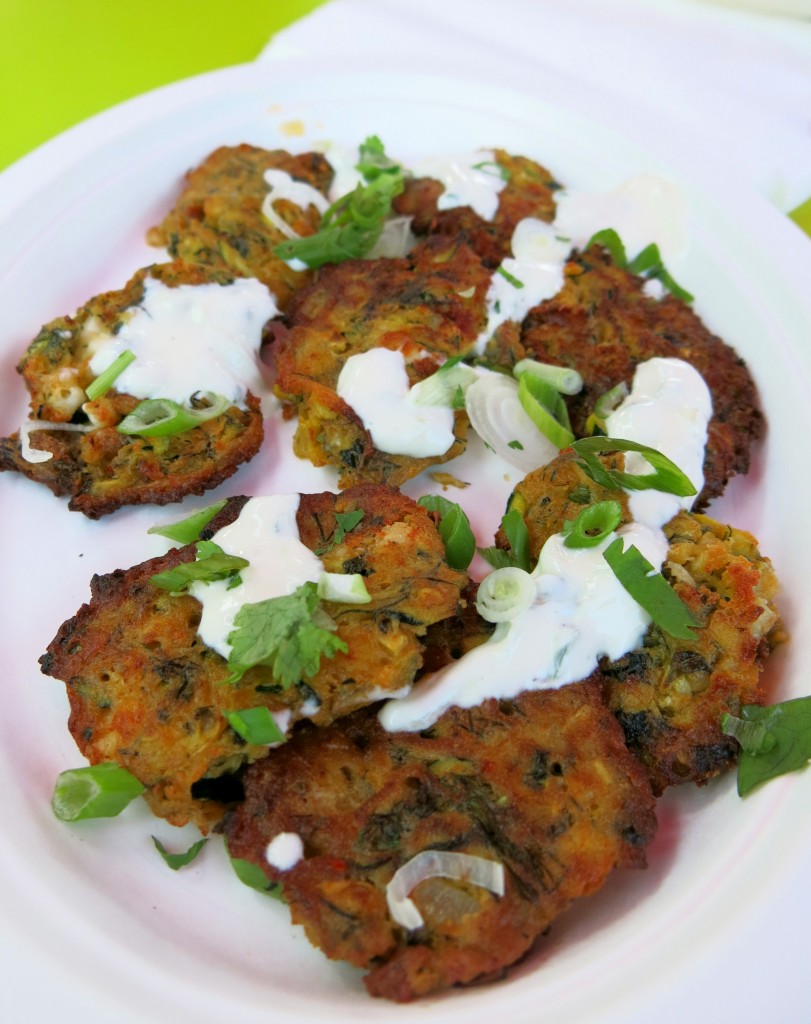 Ceru pop up courgette fritters