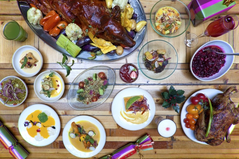 Alternative Christmas dinners, London