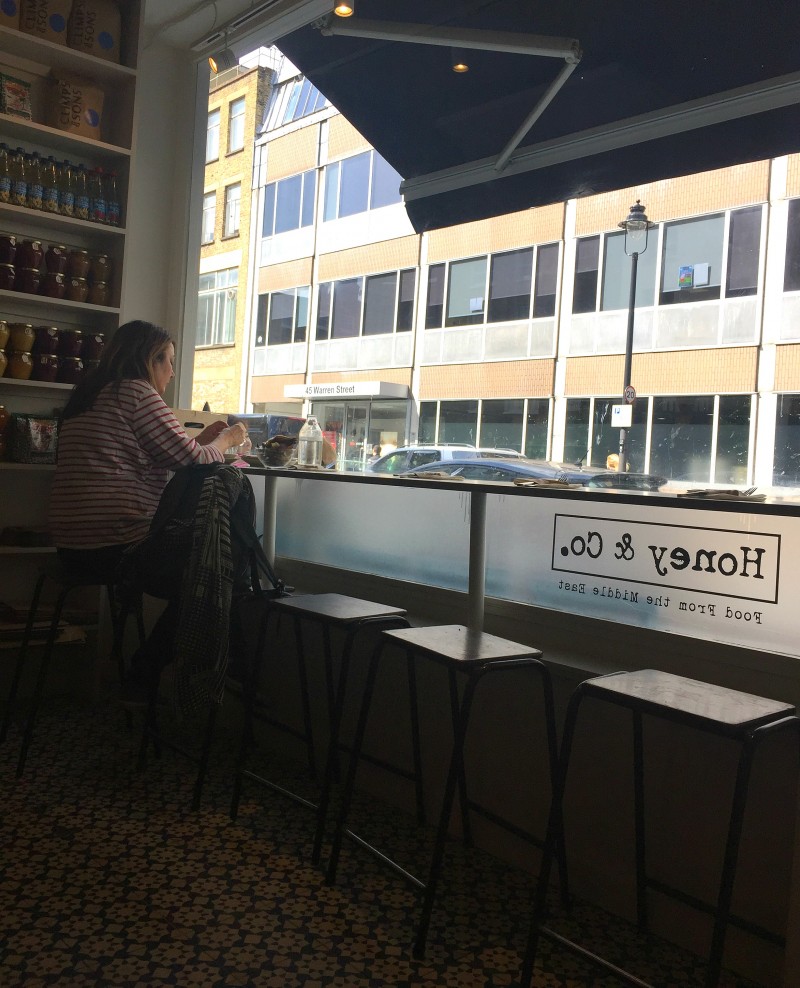 Lunch at Honey & Co, Warren Street