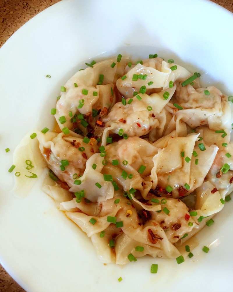 The poached pork and prawn wonton from Ling Ling's supper club. These were my favourite dish of the night! A great London supper club.