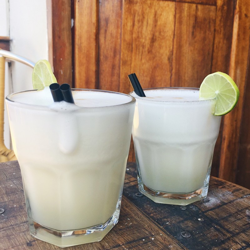 Perfect pisco sours in Cusco Peru. We drank at least one a day on our trip!
