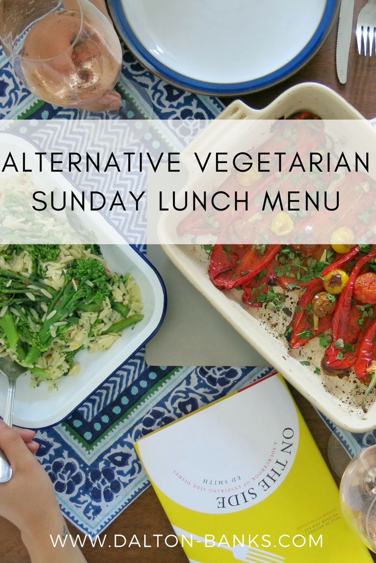 An alternative vegetarian menu for a Sunday lunch with friends.