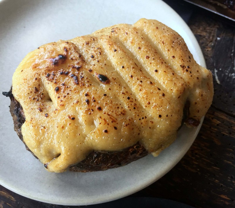 The oozing jacket potato rarebit at Smokestak, London.