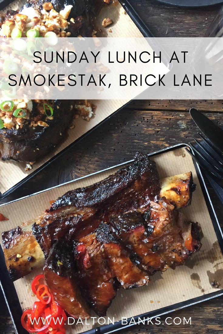 A delicious Sunday lunch at Smokestak just moments from Brick Lane.