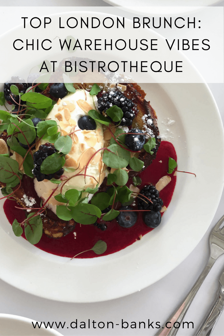 A really great brunch at Bistrotheque in Bethnal Green. This is my top brunch in London right now. Go for great eggs and the french toast!