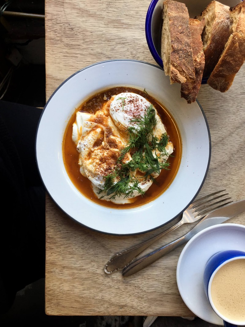 My favourite cafe in London is St David Coffee House in Forest Hill. Its so cosy and serves great food and coffee!
