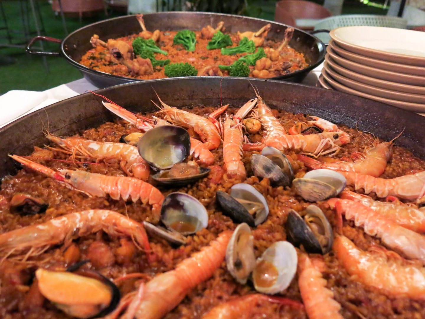 Food from Spiler beach club at Kempinski Hotel Bahía, Spain.